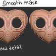 Smooth-VS-Smooth-Debossed.png Super Detailed Wearable Majora's Mask - For Cosplay or Display!