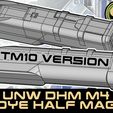 1-UnW-DYE-HALF-MAG-DTM10-M4.jpg UNW DHM6 M4 : DTM10, DYE tactical half mags shells