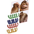 Female braid hair 02 v4-00.png Espiral Spin Screw Hair Pins Clip Twist Barrette WEDDING Accesorio para trenzar el cabello cabello en rollo accesorios para la chica del tocado herramienta de tejido fbh-02 3d print cnc