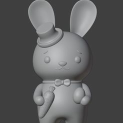 4.jpg Easter Bunny Boy Figurine
