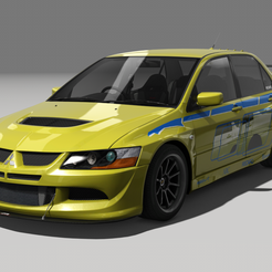 Capture.png Fichier STL Mitsubishi Lancer Evo VIII Fast and Furious・Plan à imprimer en 3D à télécharger