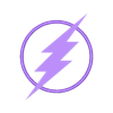 The_Flash_Logo(Half).STL The Flash Logo