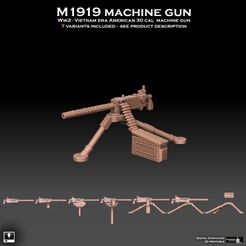 m1919-tripod-insta-promo-larger.jpg 3D-Datei M1919 Browning 30 cal Maschinengewehr・Design zum Herunterladen und 3D-Drucken