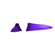 DRAGON_Head_Horn - Smooth (x2).stl STL file SHAPE SHAKER DRAGON・3D print design to download