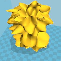 vase.PNG STL-Datei Zerknitterte Blumenvase kostenlos herunterladen • 3D-druckbare Vorlage, guso
