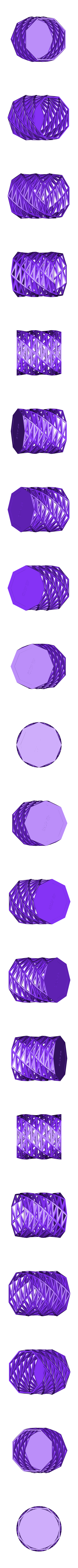 Pencil Holder #3.stl Pencil Holder #3