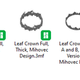 Zaeeee.png Leaf Crown Bundle (Vine, Weed, Clover) - 8 Designs