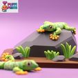 06.jpg Flexi Gecko – Cute Articulated Gecko | 3D Printable Model