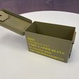 IMG_6675.jpg M2A1 .50 Cal Ammo Box — highly detailed 3D printable replica