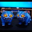Derpy Tiger -  KPop Demon Hunters - Original and For Labubu/Toys (Can sit on))
