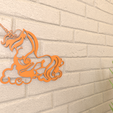 sleepy unicorn wall art.png Sleepy Unicorn Wall Art
