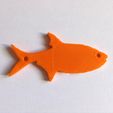 1.jpg Free STL file Fish Keychain・3D printing design to download