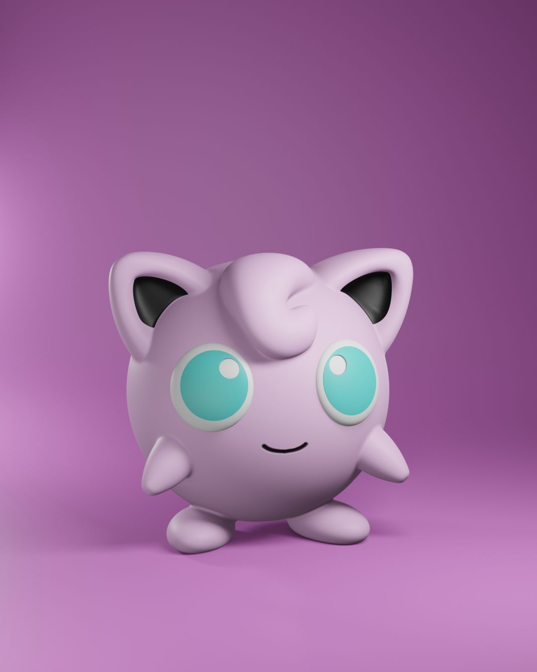 STL file JIGGLYPUFF - POKEMON・3D printable model to download・Cults