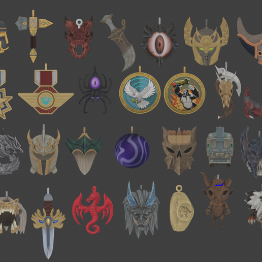 Highguard - Keychain Pack (With FBX)