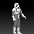 ScreenShot701.jpg Star Wars .stl AT-AT DRIVER .3D action figure .OBJ Kenner style.
