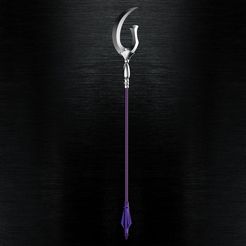 Render.40.jpg STL file Sailor Moon Saturn Lance・3D printer model to download