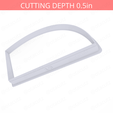 1-3_Of_Pie~4.75in-cookiecutter-only2.png Slice (1∕3) of Pie Cookie Cutter 4.75in / 12.1cm