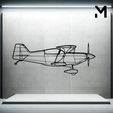 husky-a-1c.png Wall Silhouette: Airplane Set
