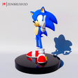 |@| ZENBRUSH3D Sonic 3D PRINTING MODEL STL