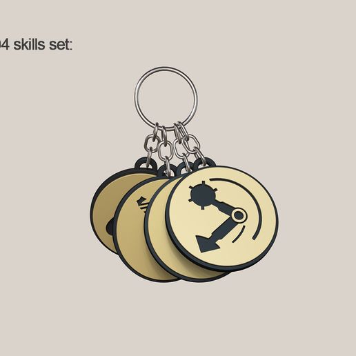 b11.jpg Deadlock Bebop 04 Skills Set Schlüsselanhänger STL - Bonus Geschenk