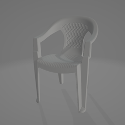 Untitled-1.png STL file diorama accessories plastic chair・Model to download and 3D print