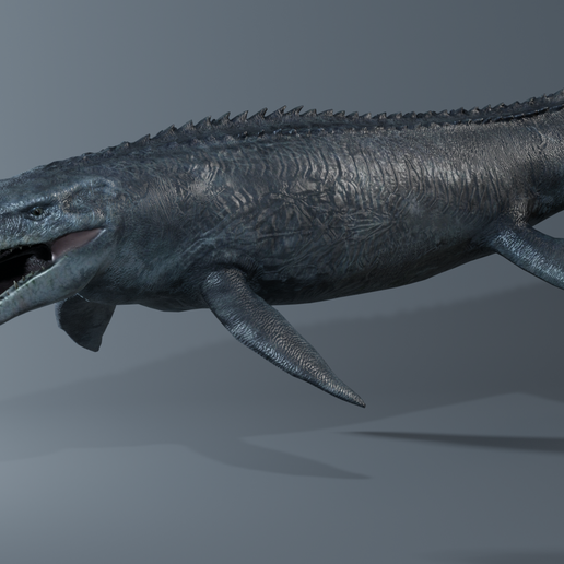 🦖 mosaurus - posable / stl incluido・Archivo STL para Impresión 3D・Cults