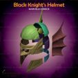 6.jpg Black Knight Helmet From Marvel Comics - Fan Art 3D print model