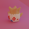 4.png Crochet Knitted Togepi....! Painted Included!