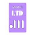 plate2.stl Placa traseira LTD MH-200