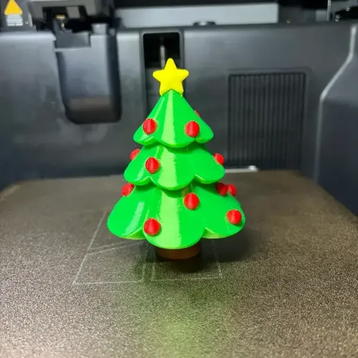 Christmas Tree STL – Multicolor Holiday Decoration for 3D Printing