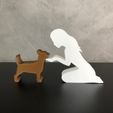 WhatsApp-Image-2023-01-20-at-17.09.19.jpeg Girl and her Chihuahua(straight hair) for 3D printer or laser cut