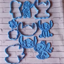 set-lilo-y-stitch.jpeg STL file Lilo and stitch set・3D printable model to download