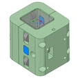 iso.PNG Kossel (Delta): small detachable linear motion carriage with bearing 623-ZZ (3x10x4mm) for 2020 extrusion