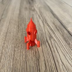 No Supports Easy Print Rocky Das kleine Raketenschiff Kalibrierung Test Einstellungen nicht eine Benchy oder Würfel Raumschiff Raumschiff NASA Spacex Lunar Retro