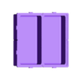 table boxes dual divider  - bottom middle.stl (ZOU3D) Flexi Animal Display/Storage Bins