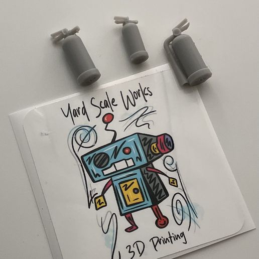 1/25 Scale Fire Extinguisher Set - Realistic Garage & Race Trailer Props