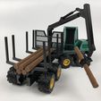 IMG_2893.jpg STL file John Deere 1210e forestry forwarder (Print-in-place crane)・3D printer design to download