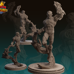 sinestro.png STL file Marvel crisis protocol sinestro presupported included・3D print design to download, LegionMiniatures