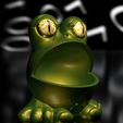 Frog-Man-Greendigit.jpg Frog thread-eater bowl table garbage can