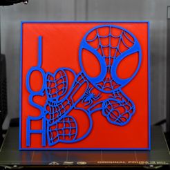Colgante de pared personalizado de Spiderman- Josh