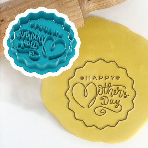 Circle Mother Day Cookie Cutter