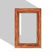 Window-2-2.png MINIATURE WINDOW 1:24 SCALE FOR DOLL HOUSE