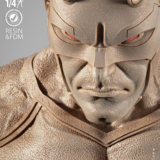 👤 WICKED MARVEL DAREDEVIL PORTRAIT BUST: TESTED AND READY FOR 3D