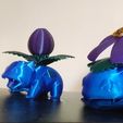 BULBASAUR EVOLUTION PACK (9 MODELLE, 3 POSITIONEN PRO EVOLUTION)