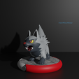 Poochyena2.png Poochyena pokemon 3D print model