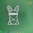 17.png Easter Bunny Cookie Cutter
