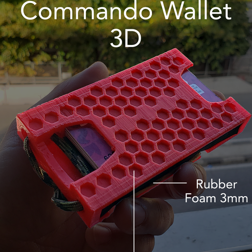Commando Wallet v2.0 ( 6 Cards + 1 RFID Card )