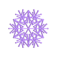 Snowflake Large 1.stl Snowflakes with Stand