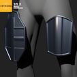 3.png 3D file The Mandalorian - Thigh Plate armour - 3D model - STL (digital download)・3D print model to download