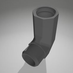 1.jpg Free STL file Feeder tube ten balls Paintball launcher・Design to download and 3D print